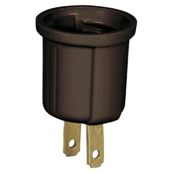 Eaton Wiring Devices Keyless Lamp Socket Adapter 738B-BOX